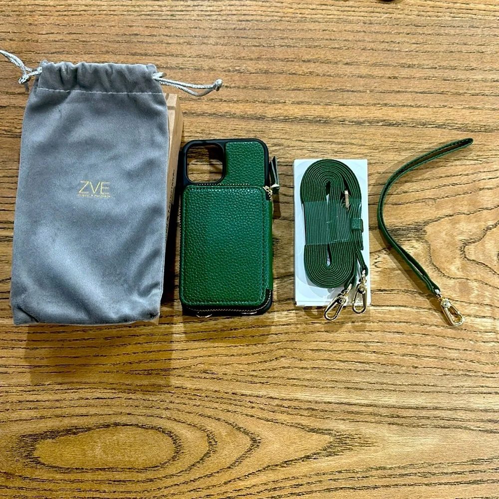 ZVE WALLET IPHONE 12 PRO 6.1 inch Dark green NEW